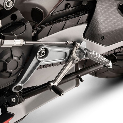 Driver Footpegs Footrests Bracket Fit For Aprilia RS660 RS 660 2021-2025 2023 24 - Picture 9 of 11