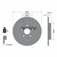 Bremsscheibe Toyota T. Avensis 09- 1.6-2.2