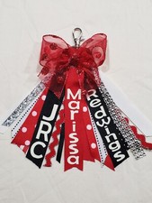Cheer/Team/Sports/Name Keychain Bag Tag Zipper Pull You Choose Colors Customize