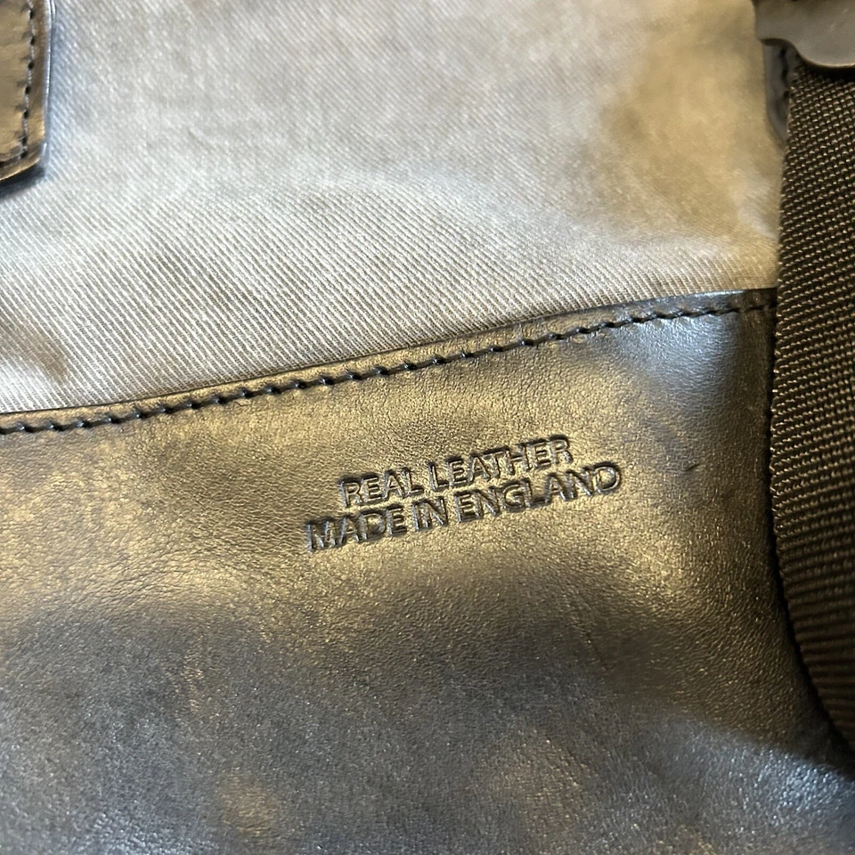 Mochila enrollable Christopher Raeburn Aruck de cuero y algodón Foto 3 de 4