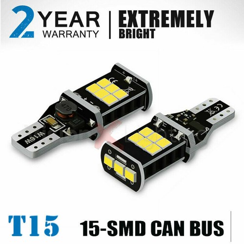 2x lampadine inverse LED 15smd luce bianca 6000K Canbus errore gratuito per Mercedes - Foto 2 di 9
