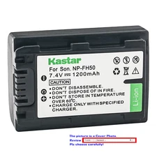 Kastar Replacement Battery for Sony NP-FH50 & DCR-DVD108 DCR-DVD109 DCR-DVD110