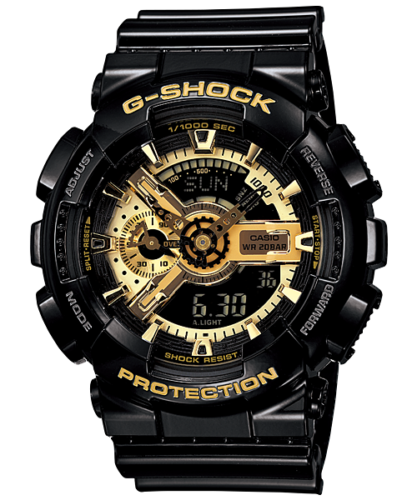 CASIO G-SHOCK GA-110GB-1AJF Black x Gold Series Watch GA-110GB-1A Men's