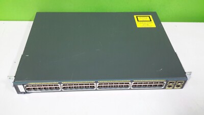 Cisco WS-C2960-48PST-L 48 Port PoE Ethernet Switch
