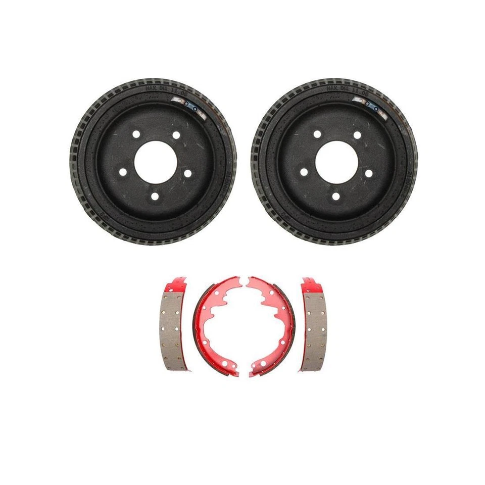 Kit trasero tambores de freno y zapatas de freno para Chevy C10 1976-1986 GMC C15 1976-1978 Foto 2 de 4