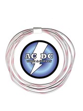 AUTOMOTIVE WIRE 22 AWG HIGH TEMP TXL WIRE WHITE WITH PINK STRIPE 50 FT COIL