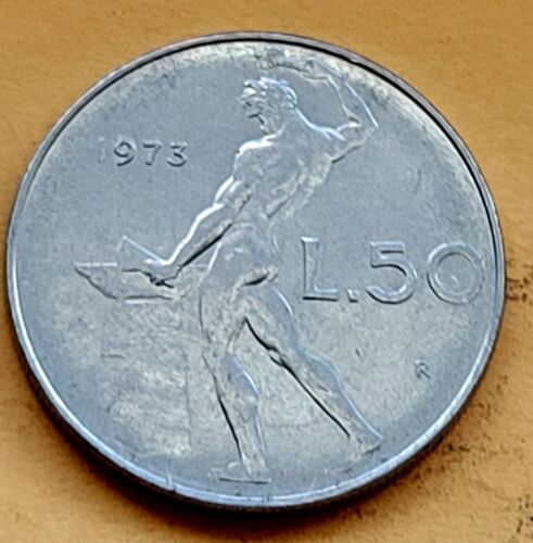1973 Italy 50 Lire KM# 95.1