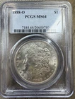 1888-O Morgan Silver Dollar PCGS MS64 ~ Beautiful Coin ~ Free Shipping