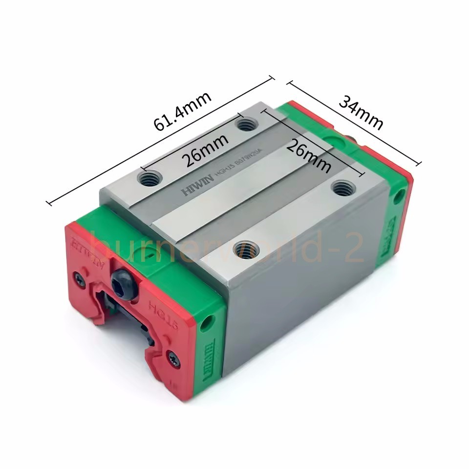 Linear Motion Block HIWIN Linear Guide Slider HGH15CA - Precision For ...