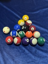 Pool Table Balls 2" 51mm, 1 7/8" 47.5mm Cue Ball English Pub balls