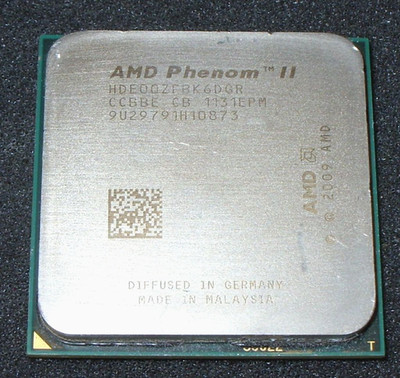 AMD Phenom II X 6  3.3 GHz 1100T Six Core Processor, HDE00ZFBK6DGR, AM3, US