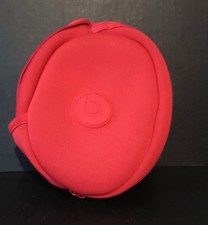 Genuine Beats by Dr. Dre Headphones Solo HD Matte Solo2 Red Carrying Case GC