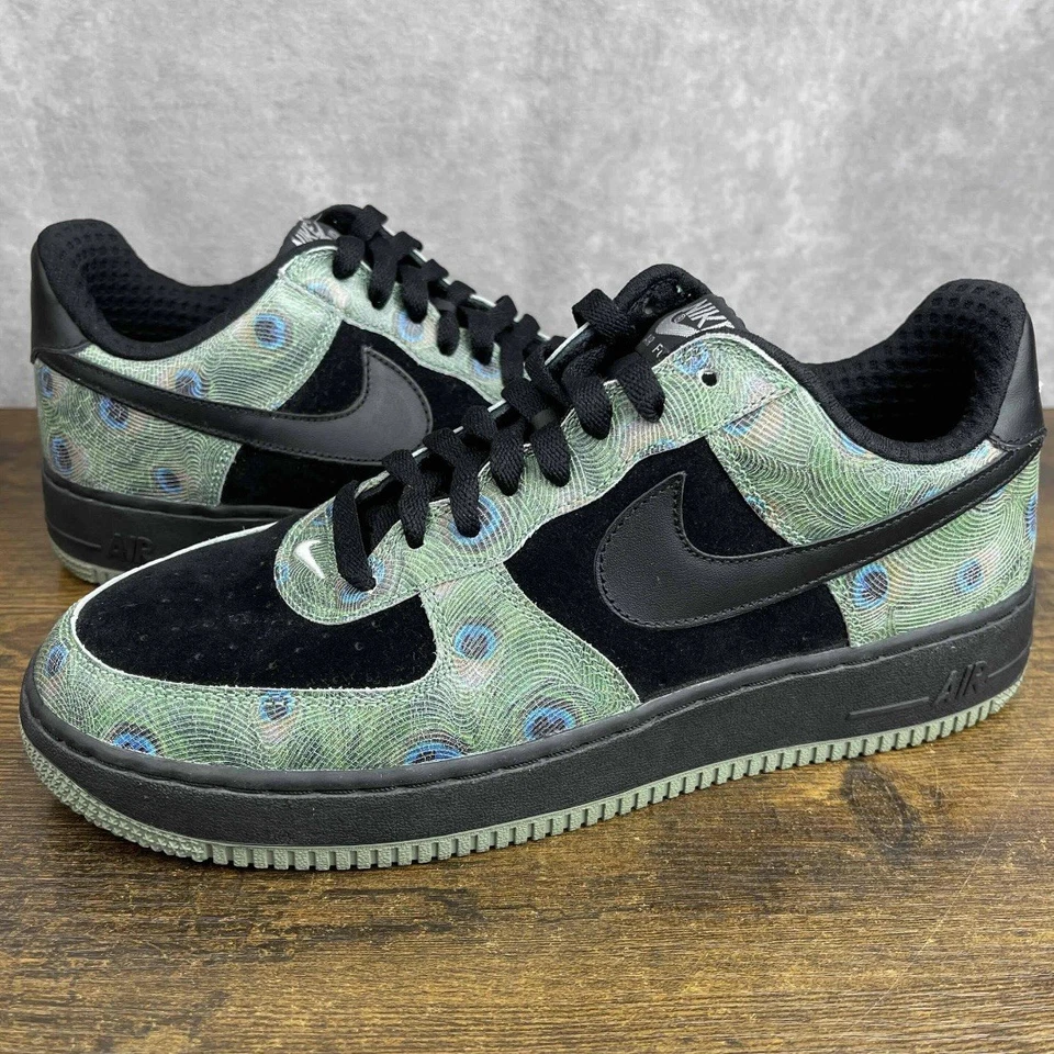 Zapatos para mujer Nike Air Force 1 Premium Peacock talla 11 con 9,5 M 309439-001 raros” Foto 2 de 4