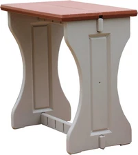 Leisure Accents Double Bar - Redwood/Warm Grey - Durable & Easy Assembly