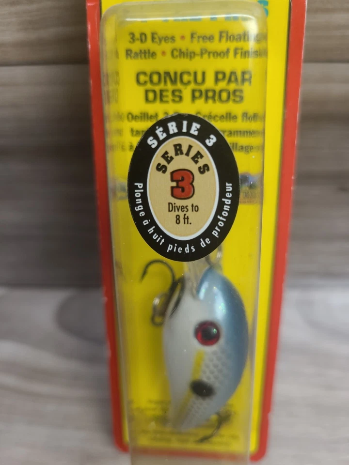 Strike King Serie 3 8 pies 590 Sexy Shad Nuevo en Paquete HC3-590 Crankbait Foto 2 de 4