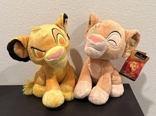 Disney Parks Simba and Nala Plush Set The Lion King 30th Anniversary 11" NEW