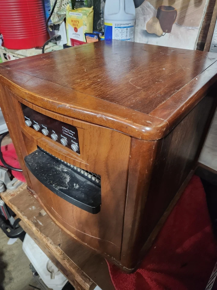 Calentador de gabinete de madera infrarrojo Comfort Zone CZ2032C Deluxe Foto 4 de 4