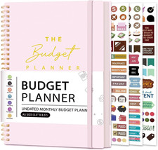 Budget Planner - Monthly Budget Book 2025 with Expense & Bill Tracker - Undated 