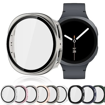 Hartglas PC Gehäuse für Samsung Galaxy Watch 8 40mm 44mm Cover UK