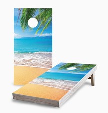 Cornhole Set Skips Garage Paradise Portable Wood Boards Outdoor Game
