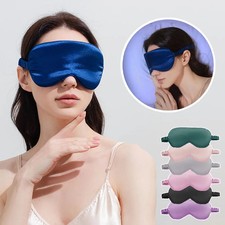 Double Sided Silk Sleep Eye Mask - Breathable  Light Blocking Sleeping Relax