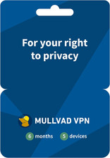 | 6 Months for 5 Devices | No-Log Security VPN Service | Protect Your Privacy