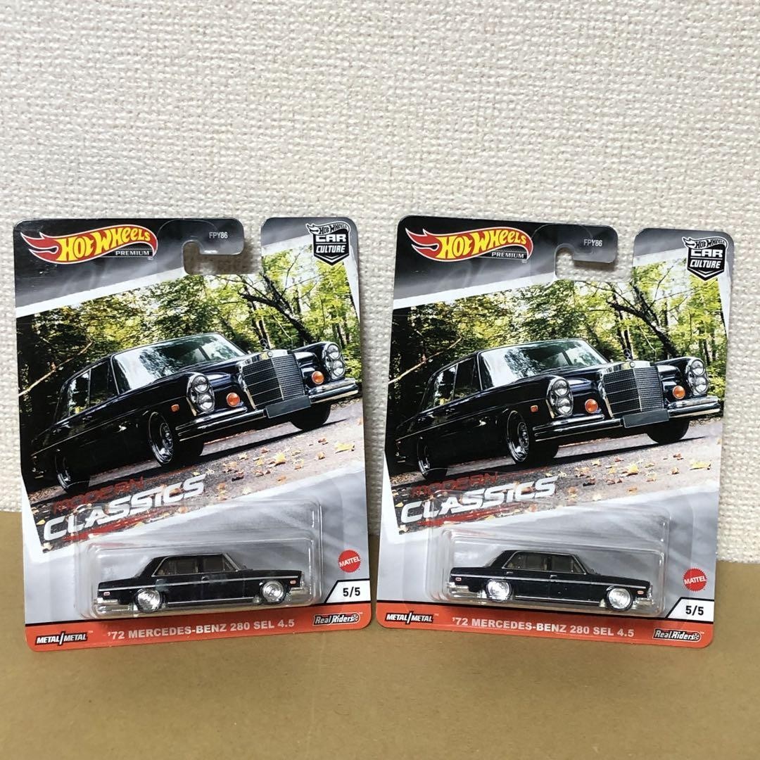 2台セット ホットウィール '72 メルセデス ベンツ 280 SEL 4.5 Set Of 2 Hot Wheels '72 Mercedes-Benz 280 Sel 4.5 | eBay