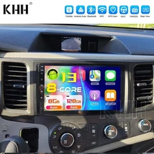 Car Radio Stereo 8+128G For Toyota Sienna 2011-2014 Carplay Android 13 GPS Navi