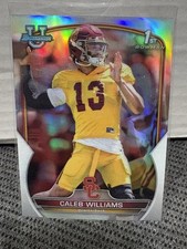 2022 Bowman U Chrome Caleb Williams #50 Refractor RC Bears USC Trojans XRC
