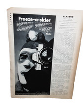 1973 Minolta Camera Ad Vintage SR-T 101 Freeze a Skier Original Print Ad
