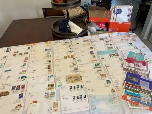 ISRAEL-(-1984-1989-)-lot of 73-FDC'S of Israel Postal History & BULLETINS-# 102