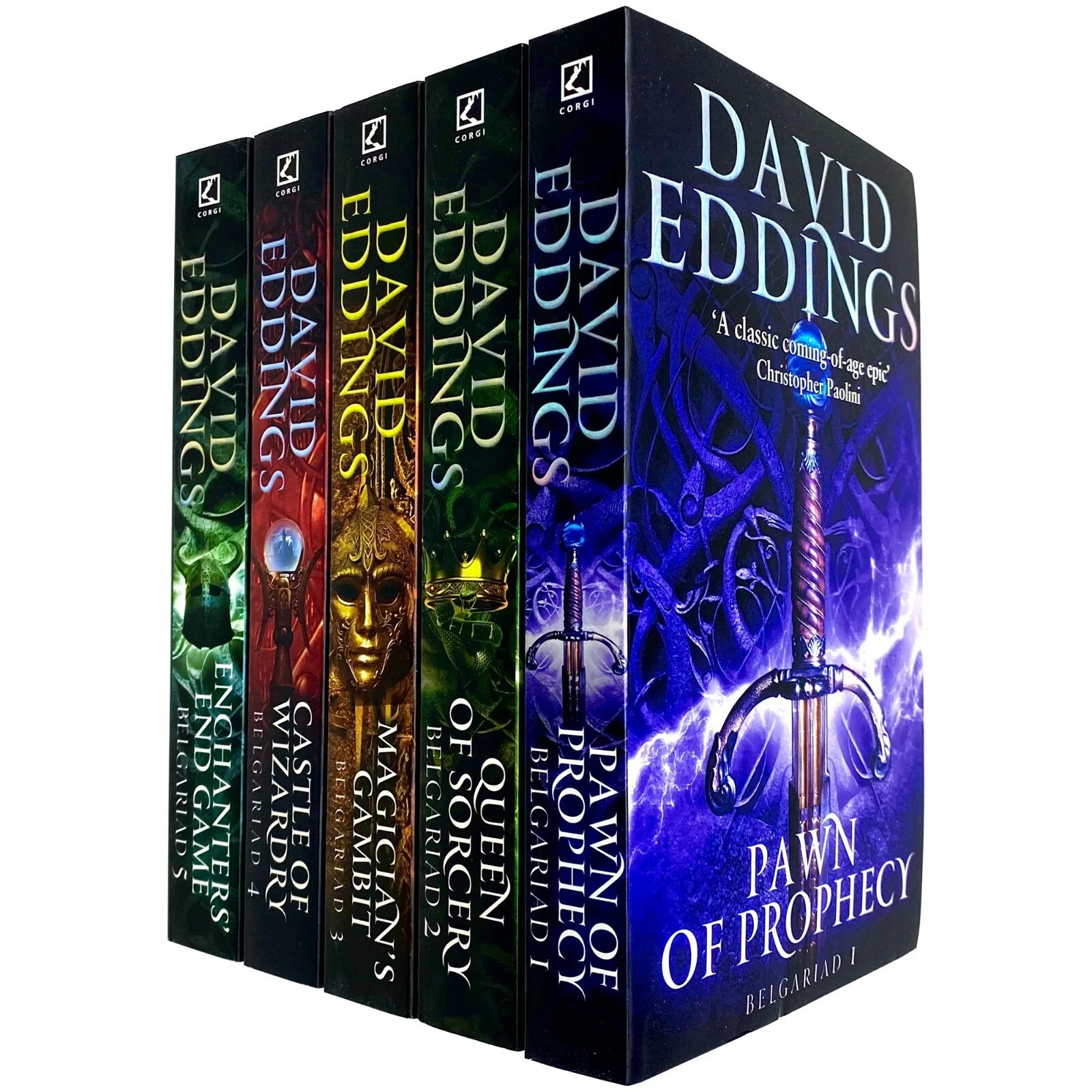 Belgariad Series Books 1-5 Collection Set by David Eddings Queen Of Sorcery