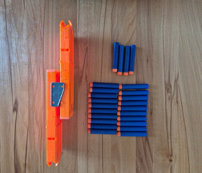 Nerf Modulus Flip-Clip - doppelseitiges 12er - 24er Clip Magazin mit Patronen
