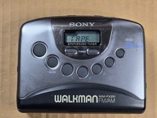 Sony Walkman WM-FX251 AM/FM Cassette Player - Serviced New Belt - Works Great