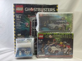 LEGO Ghostbusters Lot 75827 Firehouse 21108 Ecto1 75828 71233 Stay Puft Set of 4