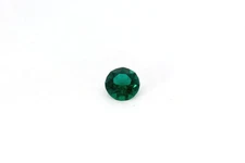 0.26ct Loose Round Cut Lab Created Emerald 4 x 4mm