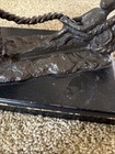 Cast Iron Gorilla Mom Pulling Monkeys  Heavy~Figurine Statue — photo 3