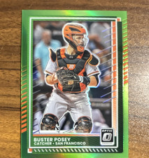 2025 Donruss Optic Lime Green Prizm Serial Numbered /149 Buster Posey Giants #15