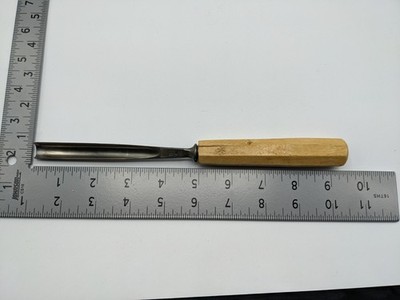 Two Cherries #11   10mm Deep Gouge   German Hand Forged Carving Tool