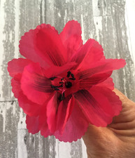 Antique Vintage Millinery Silk Flower Magenta Pink Color