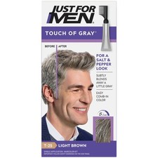 Just For Men Touch Of Gray Hair Color Treatment Comb In T 25 Light Brown 1ct