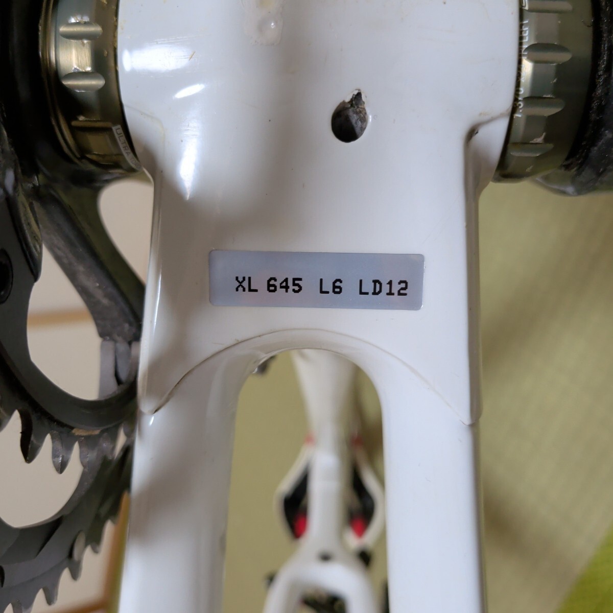 Look 595 Pro Team Color Carbon Road Bike Frame with Campagnolo 