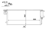 Mahle AC 103 000S Kondensator, Klimaanlage FüR Ford,Ford (Changan),Lincoln