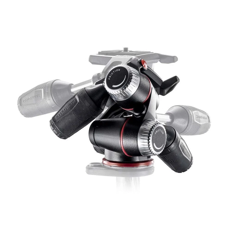 Manfrotto Cabezal de sartén de 3 vías Xpro Cabezal de sartén de 3 vías Placa de liberación rápida incluida Foto 4 de 4