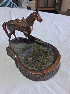 Vintage Horse Ashtray Stand | eBay
