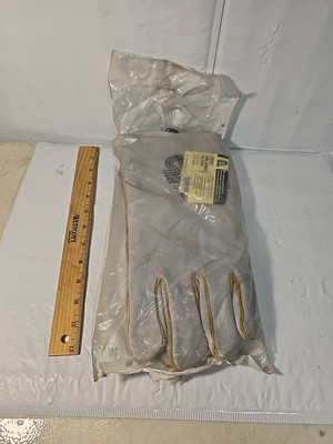 Steiner Split Cowhide 12  Welding Gloves  ThermoCore Foam Lined Size: Large