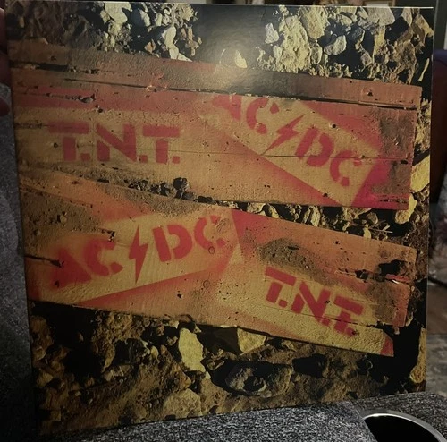 AC/DC T.N.T.  2024 re-issue Vinyl LP Record Blue Roo Australian Misprint Cover