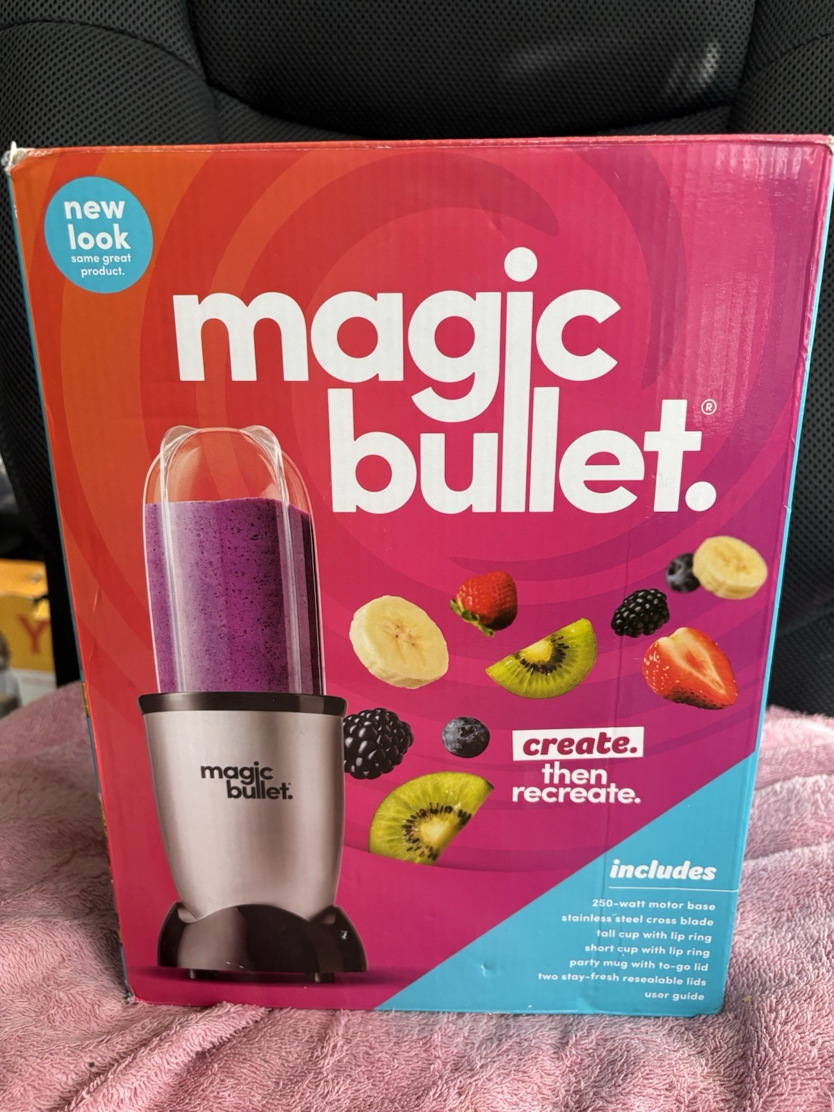 Magic Bullet Personal Blender MBR-1101 Silver Original Box A