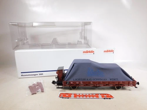 Märklin Gauge 1 AC Museum Car 2001 DB With Load Schuler Mint Box #EJ976-4