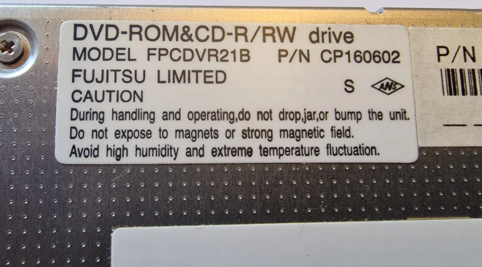 Panasonic UJDA 750 (OEM) internes Notebook-Laufwerk  9,5 mm #K-466-14 - Bild 2 von 4